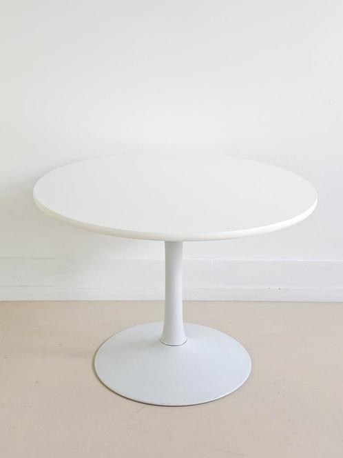 Retro salontafeltje salontafel bijzettafel plantentafel, Huis en Inrichting, Tafels | Bijzettafels, Zo goed als nieuw, Rond, Minder dan 55 cm