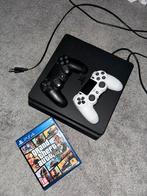 PlayStation 4 + 2 controllers + GTA 5, Met 2 controllers, Gebruikt, Ophalen of Verzenden, 500 GB