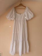 Witte Jurk met Pofmouwen - Maat M/L, Maat 38/40 (M), Primark, Wit, Ophalen of Verzenden