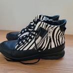 Wolky maat 38 zebraprint, Ophalen of Verzenden, Zo goed als nieuw, Zwart, Sneakers of Gympen