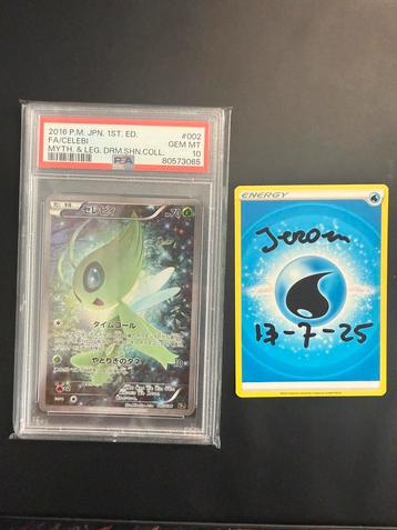 Celebi FullArt , CP5 PSA10 pokemonkaart beschikbaar voor biedingen
