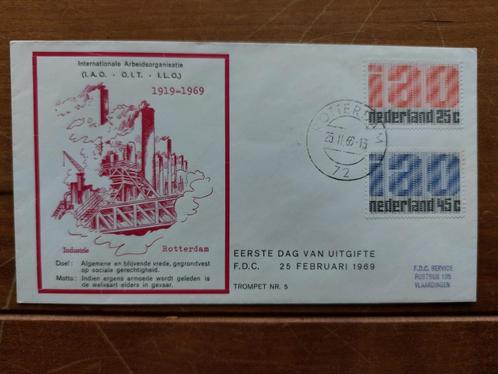 FDC 1969, Internationale Arbeidsorganisaties, Postzegels en Munten, Postzegels | Eerstedagenveloppen, Onbeschreven, Rest van de wereld
