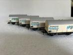 4X Fleischmann 5046 H0 Gesloten goederenwag 'Reichelbräu' DB, Gelijkstroom, Fleischmann, Wagon, Ophalen of Verzenden