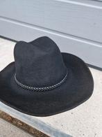 Western cowboy country hoed zwart  in maat M, Ophalen of Verzenden, Zo goed als nieuw, Hoed