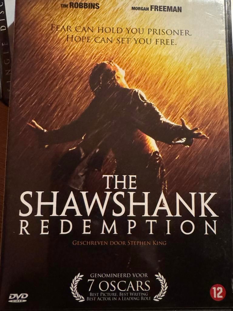 The Shawshank Redemption DVD - Drama Klassieker, Vanaf 12 jaar, Ophalen of Verzenden, Zo goed als nieuw, Waargebeurd drama