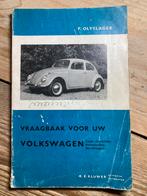 Vraagbaak kever 1200, Karmann en Transporter, Auto diversen, Handleidingen en Instructieboekjes, Ophalen of Verzenden
