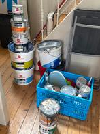 Verf - Diverse merken en kleuren, Doe-het-zelf en Verbouw, Verf, Beits en Lak, Ophalen, Gebruikt, Overige kleuren, Verf
