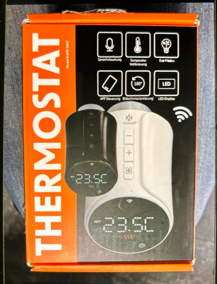 Kesser Slimme Radiatorknop - Nieuw!, Doe-het-zelf en Verbouw, Thermostaten, Nieuw, Slimme thermostaat, Ophalen of Verzenden