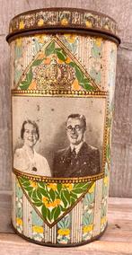 Vintage Blikken Bus met Koninklijke Afbeeldingen, Ophalen of Verzenden