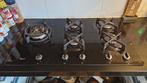 5 pits Whirlpool inbouw gas kookplaat elektrische ontsteking, Gebruikt, Ophalen of Verzenden, Inbouw, Gas
