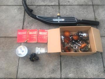 DT250  DT350 uitlaat diverse onderdelen beschikbaar voor biedingen