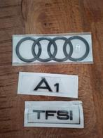 Audi embleem A1 / tfsi zwart, Ophalen of Verzenden