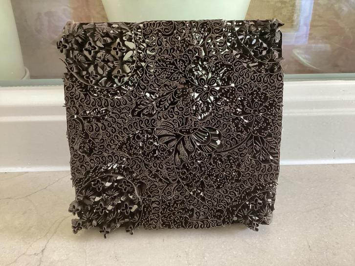 Prachtige oude BATIKSTEMPEL zware kwaliteit, Huis en Inrichting, Woonaccessoires | Overige, Gebruikt, Ophalen of Verzenden