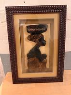 Houten Wandplaquette 'Mama Africa', Ophalen of Verzenden, Gebruikt, Hout, Minder dan 50 cm