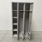 3-deurs kledinglocker met hang/leggedeelte - 180x89x50 cm, Huis en Inrichting, Niet ingevuld, Gebruikt, Niet ingevuld, Niet ingevuld