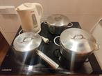 Pannenset + Waterkoker, Ophalen, Gebruikt