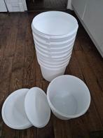 Emmers 10 liter ongebruikt met deksel 10L kunststof, Huis en Inrichting, Emmers, Ophalen, Nieuw, Kunststof, Met deksel
