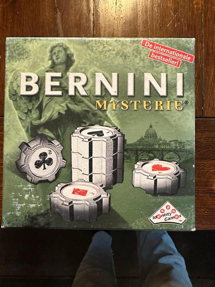 Bernini Mysterie Bordspel, Hobby en Vrije tijd, Gezelschapsspellen | Bordspellen, Zo goed als nieuw, Een of twee spelers, Drie of vier spelers