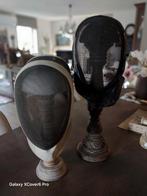 Frans Brocante Landelijke Schermmasker  nr 2, Antiek en Kunst, Ophalen of Verzenden