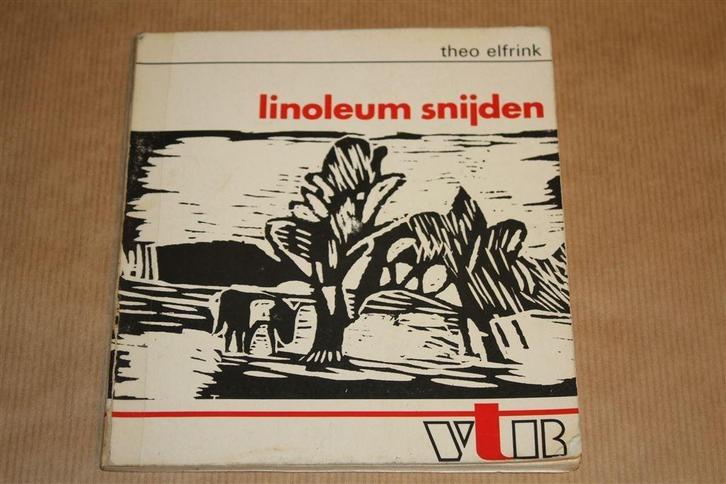 Linoleum snijden. Theo Elfrink., Boeken, Hobby en Vrije tijd, Gelezen, Overige onderwerpen, Ophalen of Verzenden