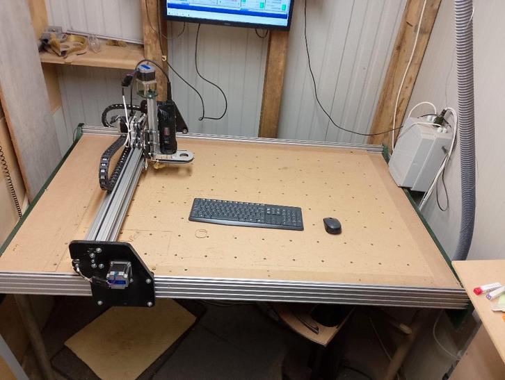 cnc portaalfrees freestafel, Doe-het-zelf en Verbouw, Gereedschap | Freesmachines, Zo goed als nieuw, Elektrisch, Overige soorten