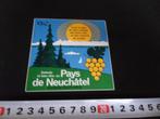 sticker détente et bien-être au pays de neuchâtel suisse *, Ophalen, Zo goed als nieuw, Bedrijf of Vereniging