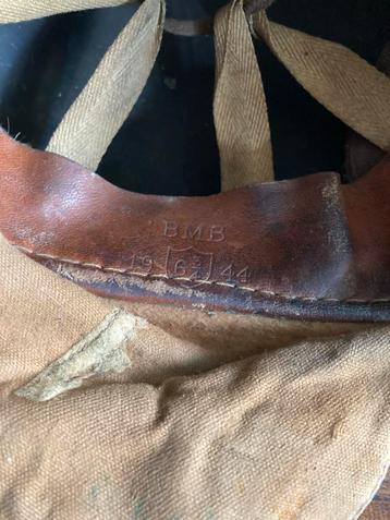 WO2 Engelse Dispatch Rider Helm - MP Markering beschikbaar voor biedingen