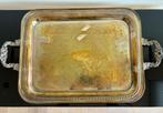 Silver plated large serving tray, Ophalen