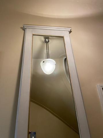 Schitterende Hoge  Passpiegel Spiegel Blokspiegel 284 cm.   beschikbaar voor biedingen