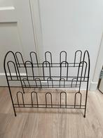 Vintage bruin metalen schoenenrek, Ophalen, Zo goed als nieuw