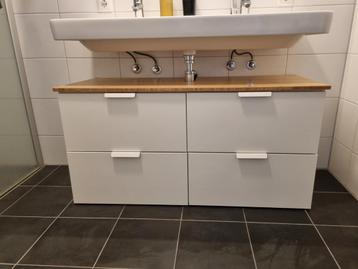 Ikea Godmorgon Wastafelkast 120cm - Wegens Verhuizing beschikbaar voor biedingen