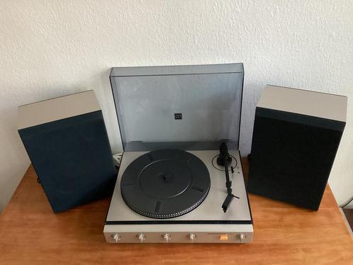 retro pick-up met boxen, Audio, Tv en Foto, Platenspelers, Gebruikt, Platenspeler, Overige merken, Pitch-regelaar, Ophalen of Verzenden