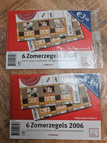 2x Zomerzegels 2006 - Postfris beschikbaar voor biedingen