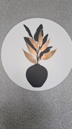 Wanddecoratie zwart /goud, Huis en Inrichting, Woonaccessoires | Overige, Ophalen of Verzenden