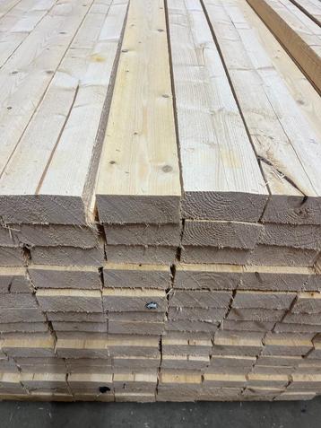 Vuren hout balken ruw fijn bezaagd  50x100x3600 beschikbaar voor biedingen