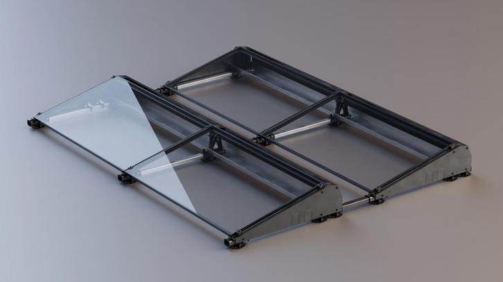 Esdec -Aluminium Profielen - Draagsysteem voor Zonnepanelen, Doe-het-zelf en Verbouw, Zonnepanelen en Toebehoren, Nieuw, Compleet systeem