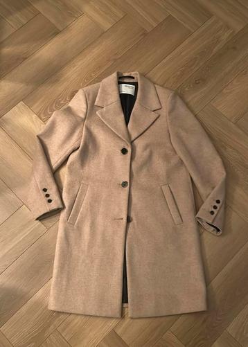 Selected Femme beige winterjas maat M beschikbaar voor biedingen