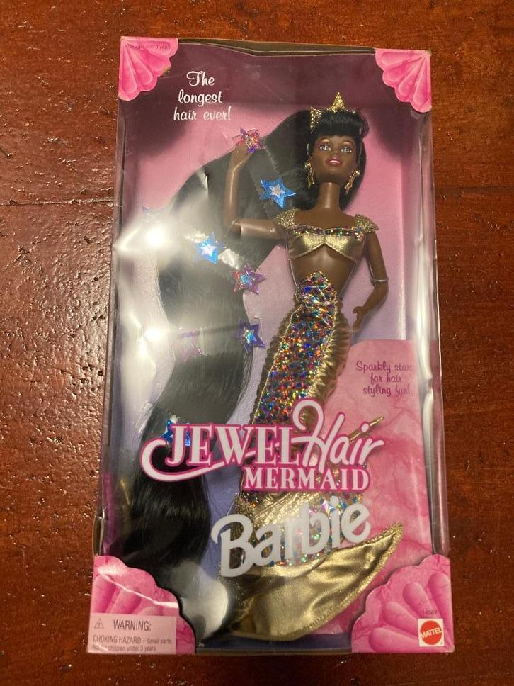 Barbie Jewel Hair Mermaid 1995, Verzamelen, Poppen, Nieuw, Pop, Ophalen of Verzenden
