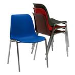 MN Bucky Zaal/Kantinestoel Stapelbaar, Kunststof, Overige kleuren, Nieuw, Ophalen of Verzenden