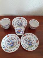 MOSA 6 antieke minikommetjes met schotel *eureka*, Antiek en Kunst, Antiek | Servies los, Ophalen of Verzenden