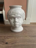 Scheurich Keramiek West Germany 702 Vaas, Gebruikt, Wit, Aardewerk of Porselein, Ophalen of Verzenden