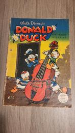 Donald Duck 7 1952 met perforatiegaten, Gelezen, Carl Barks, Eén stripboek, Ophalen of Verzenden