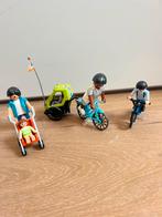 Playmobile fiets met fietskar en buggy, Ophalen of Verzenden, Zo goed als nieuw