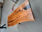 Boomstamtafel boomstam tafel met epoxy lag, Doe-het-zelf en Verbouw, Hout en Planken, Ophalen, Nieuw, Minder dan 200 cm