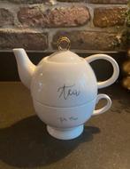 Riviera Maison theepotje en theekopje in één splinternieuw!, Ophalen of Verzenden, Nieuw, Overige stijlen, Kop(pen) en/of Schotel(s)