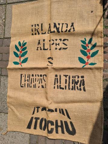 Jute  koffiebonenzak  decoratie/kussenhoes beschikbaar voor biedingen