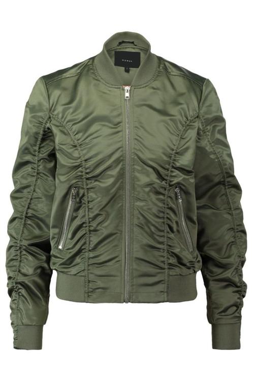 Nieuwe Dames Bomberjack - Groen - Maat XL, Kleding | Dames, Jassen | Zomer, Nieuw, Maat 46/48 (XL) of groter, Groen, Verzenden