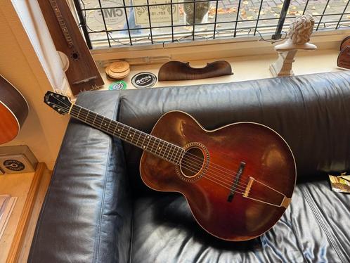 Gibson L4 Ovale [1925] + alligator Case, Muziek en Instrumenten, Snaarinstrumenten | Gitaren | Akoestisch, Gebruikt, Western- of Steelstringgitaar