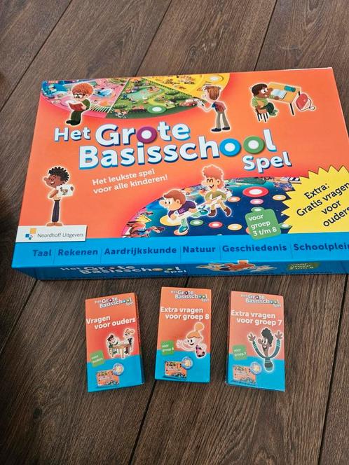 Het grote basisschool spel, groep 3 tm 8, Kinderen en Baby's, Speelgoed | Educatief en Creatief, Zo goed als nieuw, Rekenen, Ophalen of Verzenden