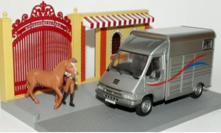Renault Master Paarden Van diorama 1/43 serie Utilitaires, Hobby en Vrije tijd, Modelauto's | 1:43, Nieuw, Bus of Vrachtwagen